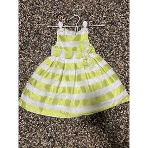 Gymboree St. Patrick's Day Striped Green Dress for Toddlers 18-24 Months